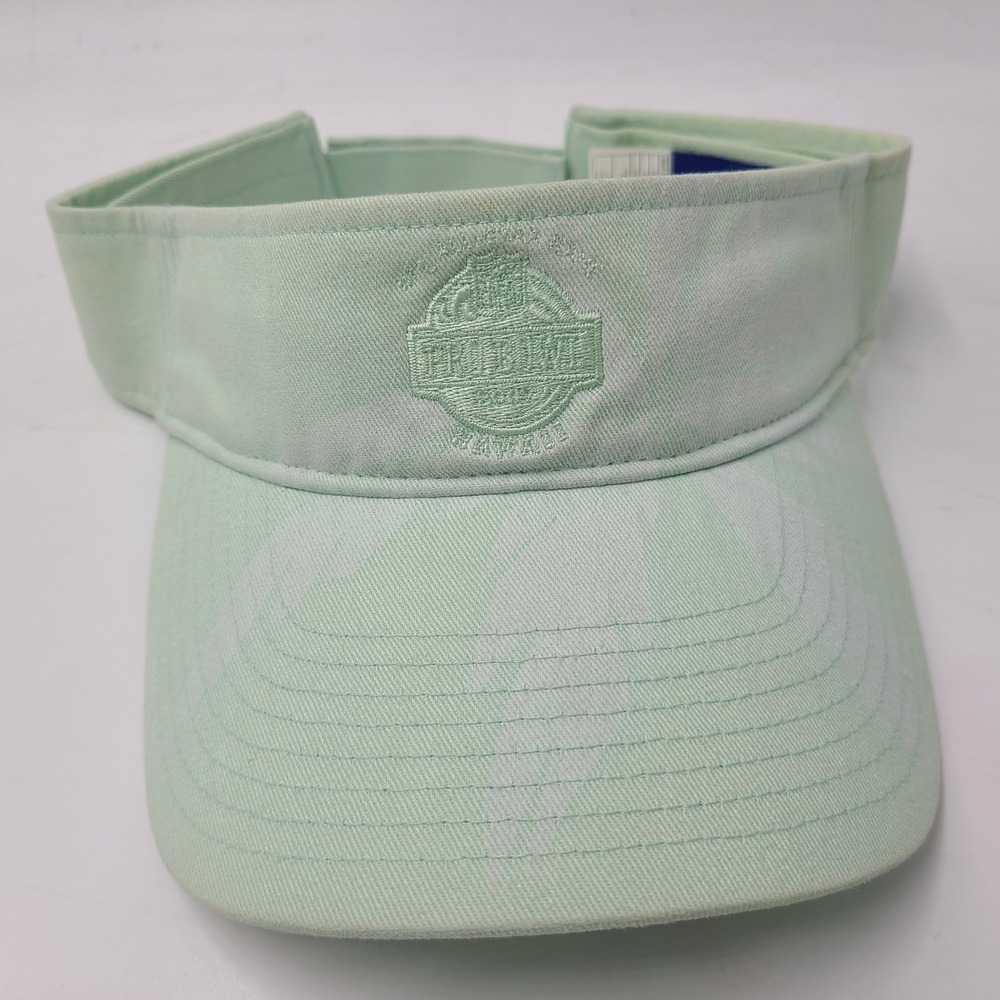 Vintage Women Pro Bowl Visor‎ Hat Adjustable Reebok Green NFL Floral Hawaii 2007
